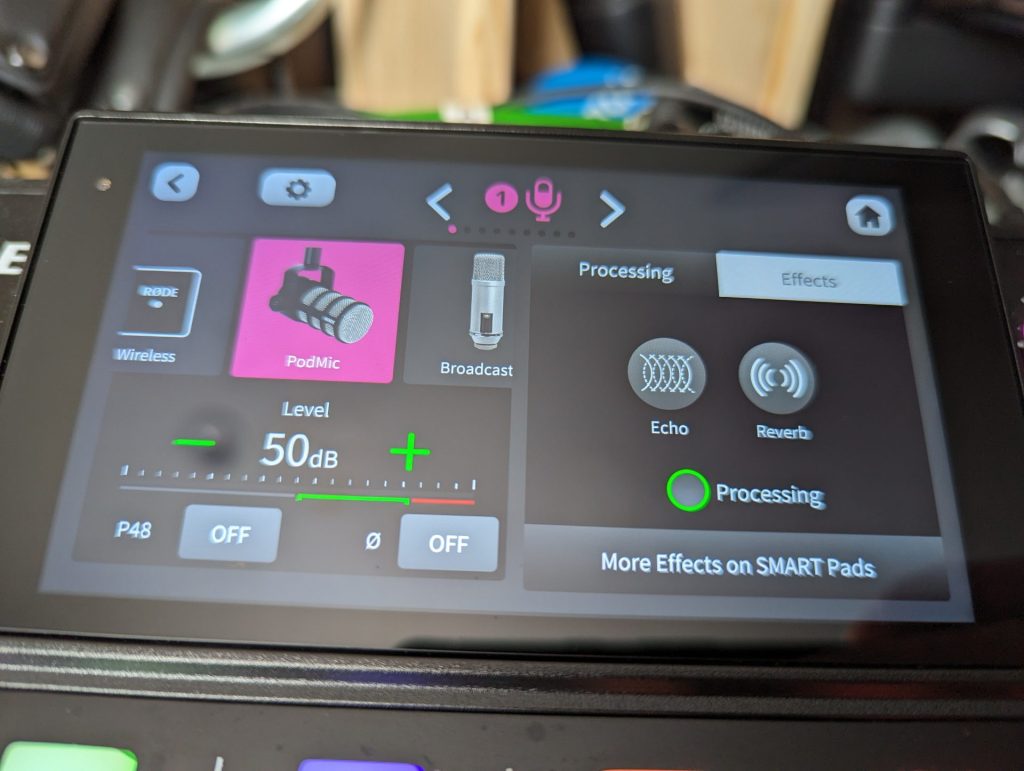 Overveiw of PODMIC presets in the Rodcaster pro for the Rode PODMIC